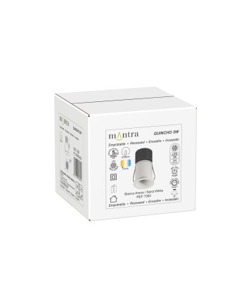 GUINCHO * MINI EMPOTRABLE LED 3W  2700K BLANCO